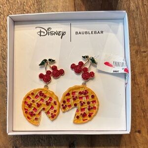 BaubleBar Disney Pie Earrings - Red and Yellow nwt